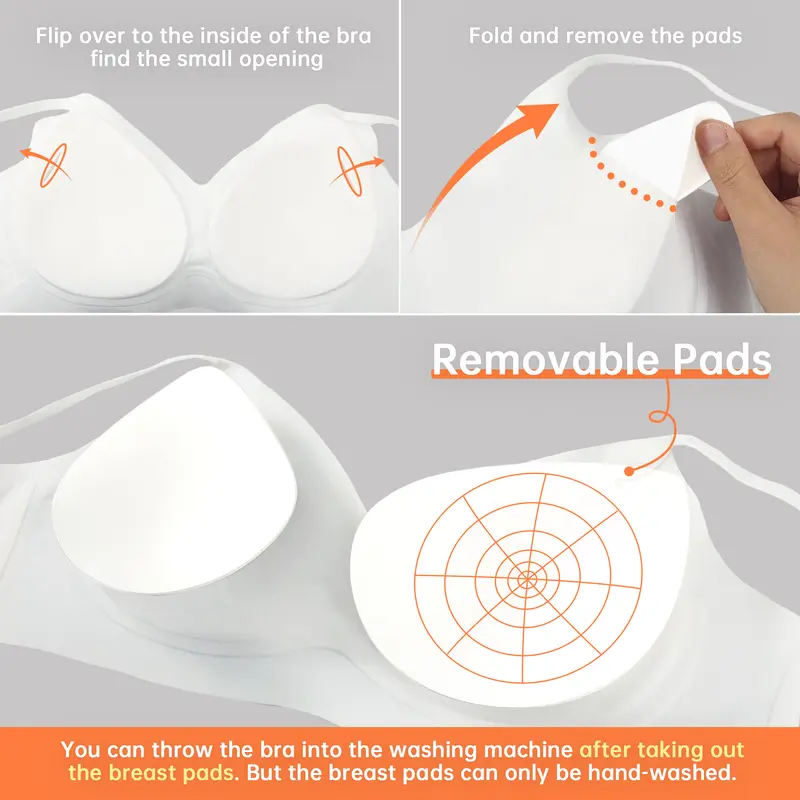 Comfortable Wireless Deep V Bra