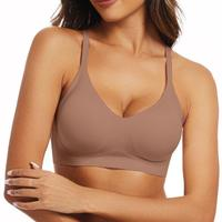 Comfortable Wireless Deep V Bra