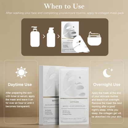 Deep Collagen Anti-Wrinkle Lifting Mask — Clinically-inspired lifting mask that smooths fine lines, firms sagging skin, and restores youthful bounce — all in one treatment.